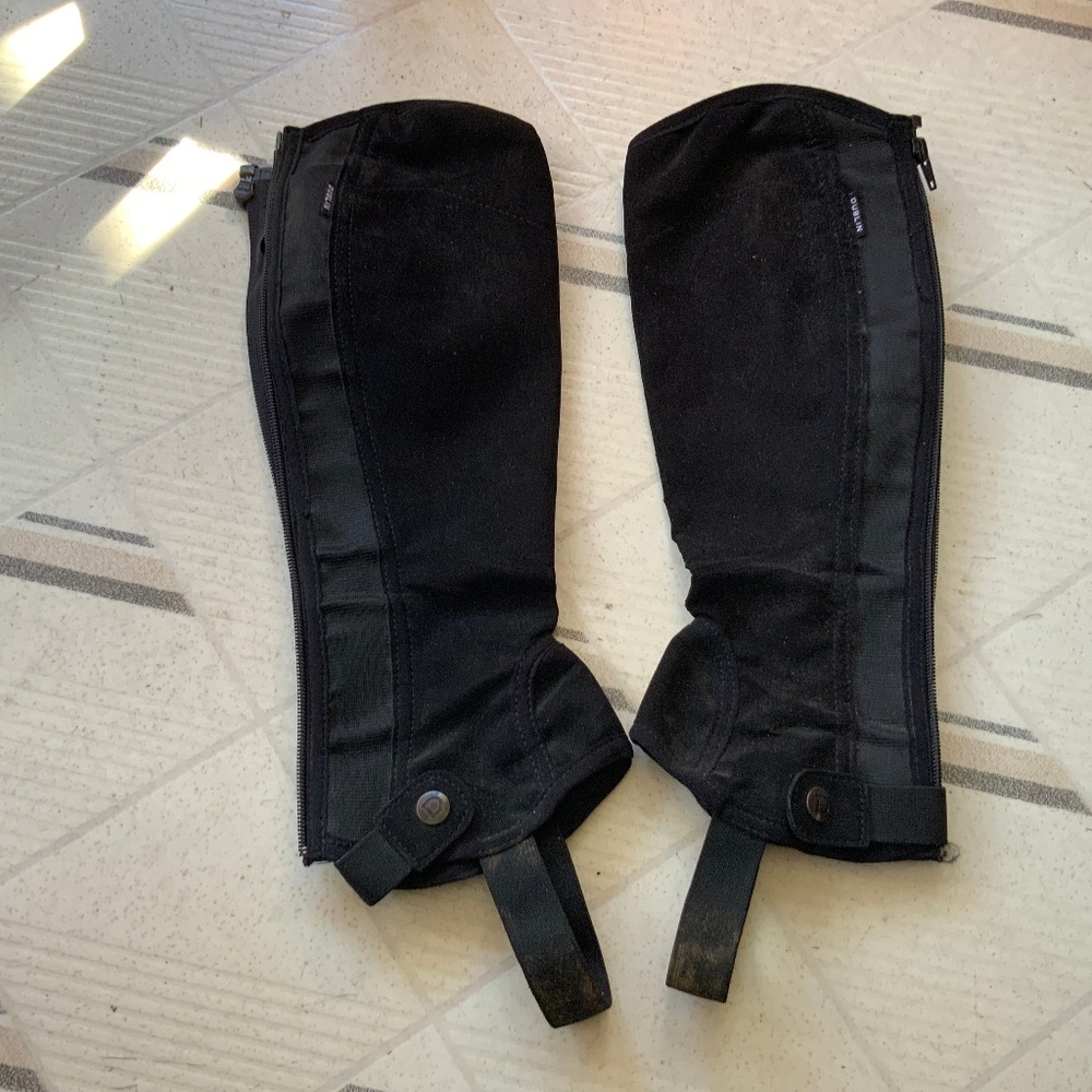 Dublin Half Chaps Black Small 101-4 - image 1